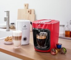Tchibo Cafissimo Mini kapszulás kávéfőző - piros Konyhai termékek - Kávéfőző / kávéörlő / kiegészítő - Kapszulás / podos kávéfőző - 347588