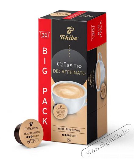 Tchibo Cafissimo Decaffeinato 30db-os kiszerelés Konyhai termékek - Kávéfőző / kávéörlő / kiegészítő - Kávé kapszula / pod / szemes / őrölt kávé - 399727