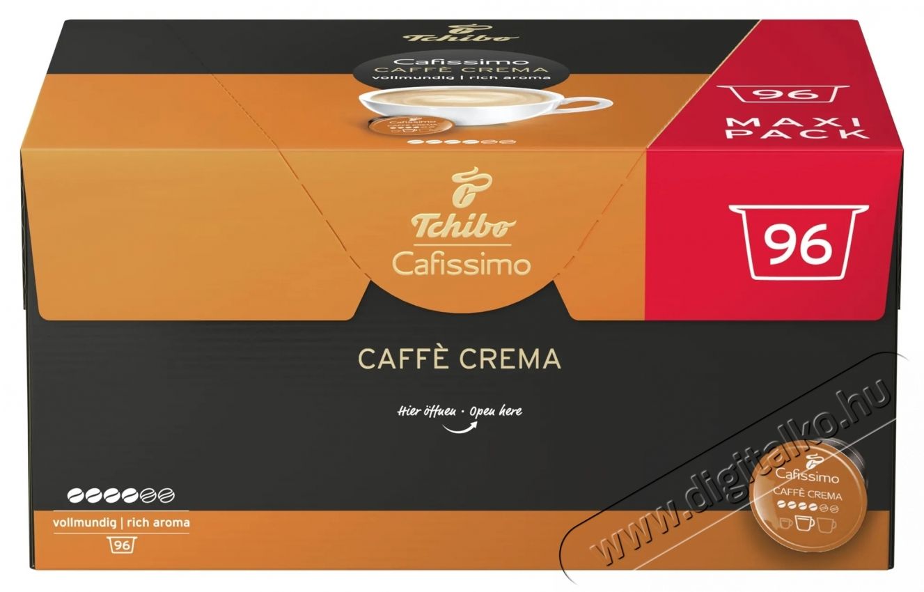 Tchibo Cafissimo CC Rich 96 db kapszula Konyhai term&eacute;kek - K&aacute;v&eacute;főző / k&aacute;v&eacute;&ouml;rlő / kieg&eacute;sz&iacute;tő - K&aacute;v&eacute; kapszula / pod / szemes / őr&ouml;lt k&aacute;v&eacute; - 530951