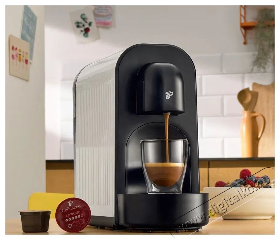 Tchibo Cafissimo Now kapszul&aacute;s k&aacute;v&eacute;főző feh&eacute;r Konyhai term&eacute;kek - K&aacute;v&eacute;főző / k&aacute;v&eacute;&ouml;rlő / kieg&eacute;sz&iacute;tő - Kapszul&aacute;s / podos k&aacute;v&eacute;főző - 540562
