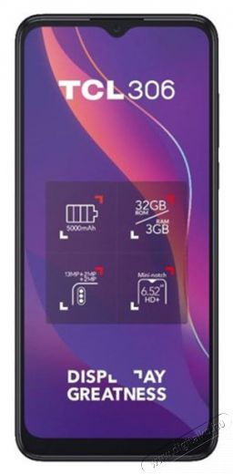 TCL 306 (6102H) 6,5 3/32GB Dual SIM Szürke okostelefon Egyéb - Nem forgalmazzuk ! - 385716