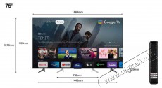 TCL 55C643 UHD QLED SMART TV Televíziók - LED televízió - UHD 4K felbontású - 474452