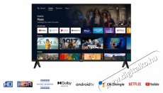 TCL 32S5400A HD ANDROID SMART LED TV Televíziók - LED televízió - 720p HD Ready felbontású - 474550