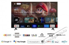 TCL 55P655 Smart LED Televízió, 139 cm, 4K,UHD, HDR, Google TV Televíziók - LED televízió - UHD 4K felbontású - 500702