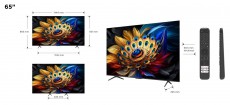 TCL 65C655 QLED Smart televízió Televíziók - LED televízió - UHD 4K felbontású - 501000
