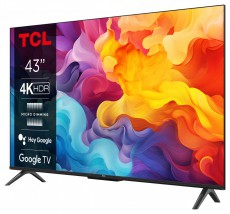 TCL 43P655 UHD Google Smart LED Televízió Televíziók - LED televízió - UHD 4K felbontású - 501376