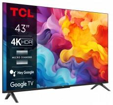 TCL 43P655 UHD Google Smart LED Televízió Televíziók - LED televízió - UHD 4K felbontású - 501376