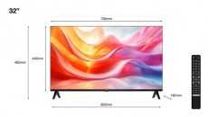 TCL 32L5A Full HD Smart televízió Televíziók - LED televízió - 1080p Full HD felbontású - 502462