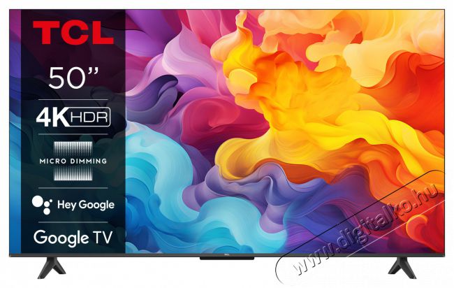 TCL 50P655 UHD Smart Televízió Televíziók - LED televízió - UHD 4K felbontású - 503127