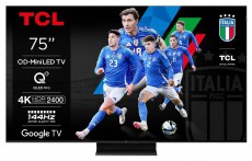TCL 75C765 UHD Miniled QLED GOOGLE Smart Televízió Televíziók - LED televízió - UHD 4K felbontású - 503130