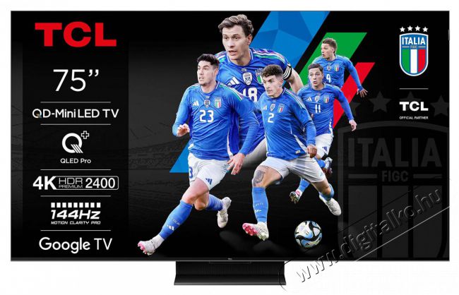 TCL 75C765 UHD Miniled QLED GOOGLE Smart Televízió Televíziók - LED televízió - UHD 4K felbontású - 503130