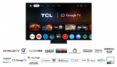 TCL 75C765 UHD Miniled QLED GOOGLE Smart Televízió Televíziók - LED televízió - UHD 4K felbontású - 503130