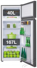 TCL RF207TSE1 Konyhai termékek - Hűtő, fagyasztó (szabadonálló) - Felülfagyasztós kombinált hűtő - 504584