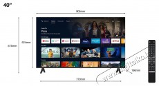 TCL 40  40S5401A Televíziók - LED televízió - UHD 4K felbontású - 506098