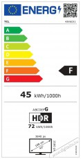 TCL 43  43V6C Televíziók - LED televízió - UHD 4K felbontású - 506108
