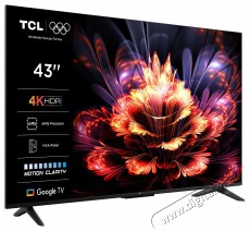 TCL 43  43V6C Televíziók - LED televízió - UHD 4K felbontású - 506108