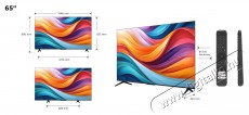 TCL 65  65T7B Televíziók - LED televízió - UHD 4K felbontású - 506104