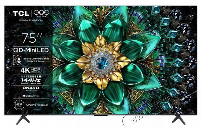 TCL 75 75Q6C Televíziók - LED televízió - UHD 4K felbontású - 506101