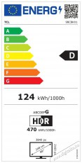 TCL 98  98C8K Telev&iacute;zi&oacute;k - LED telev&iacute;zi&oacute; - UHD 4K felbont&aacute;s&uacute; - 506099