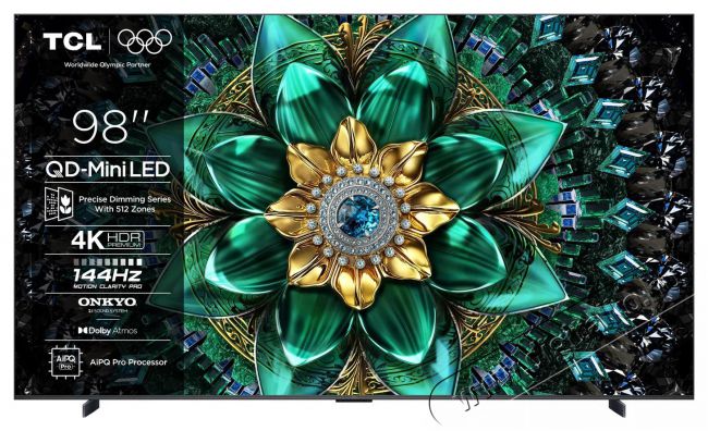 TCL 98  98Q6C Televíziók - LED televízió - UHD 4K felbontású - 506107