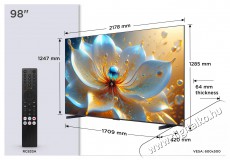 TCL 98  98T8C Televíziók - LED televízió - UHD 4K felbontású - 506102