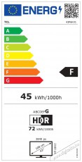 TCL 43  43P6K Televíziók - LED televízió - UHD 4K felbontású - 506095