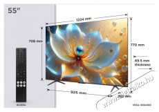 TCL 55  55T8C Televíziók - LED televízió - UHD 4K felbontású - 506089