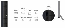 TCL 75C855 UHD MINILED QLED GOOGLE SMART TV Televíziók - LED televízió - UHD 4K felbontású - 511674