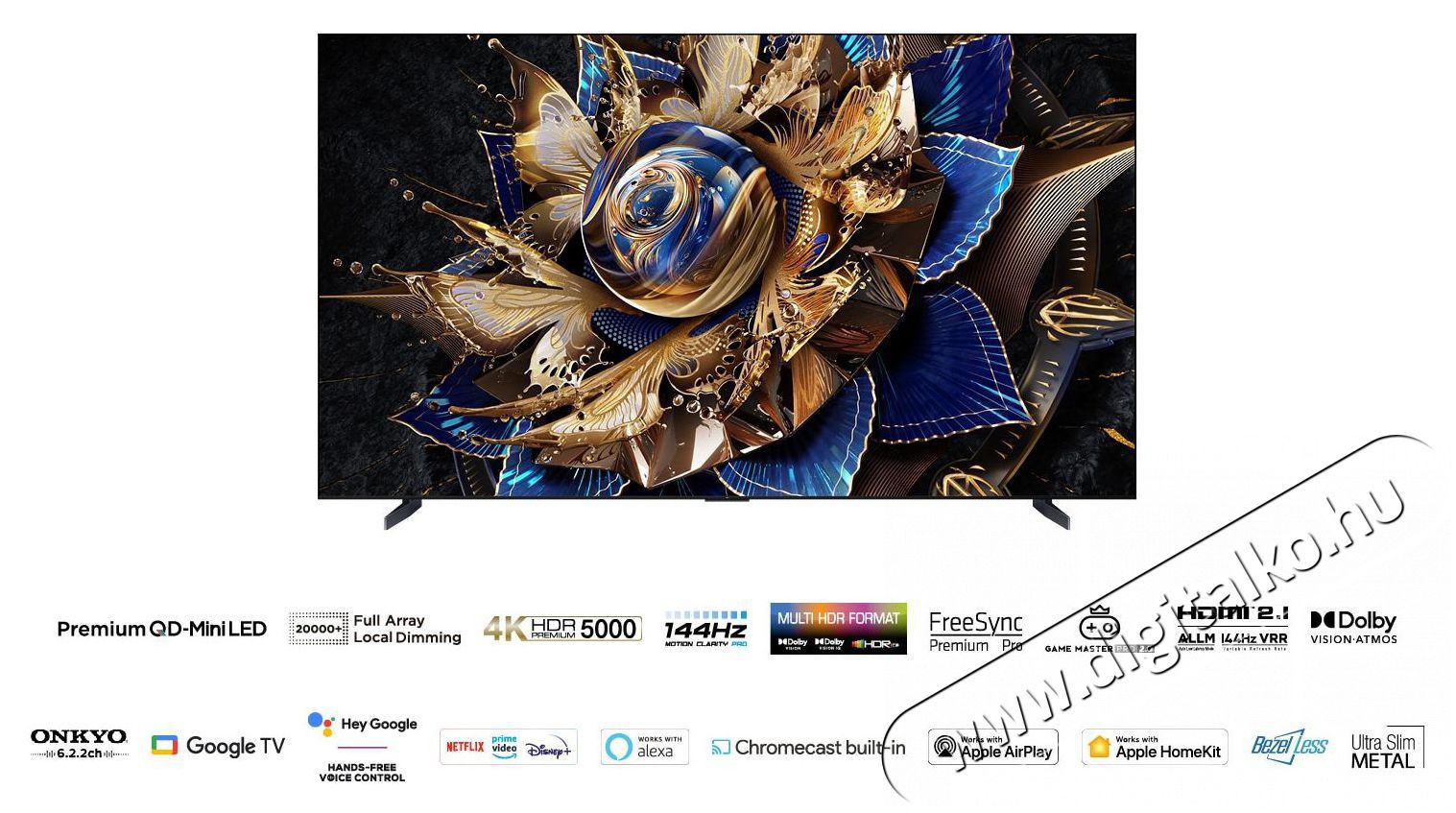 TCL 115X955 Max Telev&iacute;zi&oacute;k - LED telev&iacute;zi&oacute; - UHD 4K felbont&aacute;s&uacute; - 512485