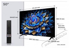 TCL 50T69C Televíziók - LED televízió - UHD 4K felbontású - 512473