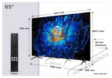 TCL 65C6KS Televíziók - LED televízió - UHD 4K felbontású - 512430