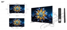 TCL 75C655 PRO Televíziók - LED televízió - UHD 4K felbontású - 512437