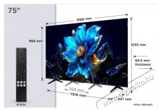 TCL 75P7K Telev&iacute;zi&oacute;k - LED telev&iacute;zi&oacute; - UHD 4K felbont&aacute;s&uacute; - 512481