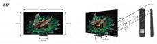 TCL 85C765 Televíziók - LED televízió - UHD 4K felbontású - 512448