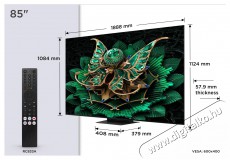 TCL 85C7K Telev&iacute;zi&oacute;k - LED telev&iacute;zi&oacute; - UHD 4K felbont&aacute;s&uacute; - 512476