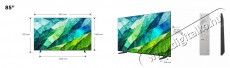 TCL 85C855 Televíziók - LED televízió - UHD 4K felbontású - 512450