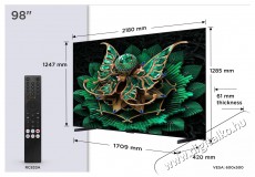 TCL 98C7K Televíziók - LED televízió - UHD 4K felbontású - 512447