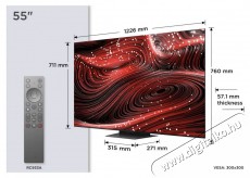 TCL 55C89K Televíziók - LED televízió - UHD 4K felbontású - 519215