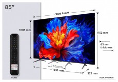 TCL 85P8K QLED GOOGLE SMART TV Televíziók - LED televízió - UHD 4K felbontású - 530825