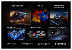 TCL 85P8K QLED GOOGLE SMART TV Televíziók - LED televízió - UHD 4K felbontású - 530825