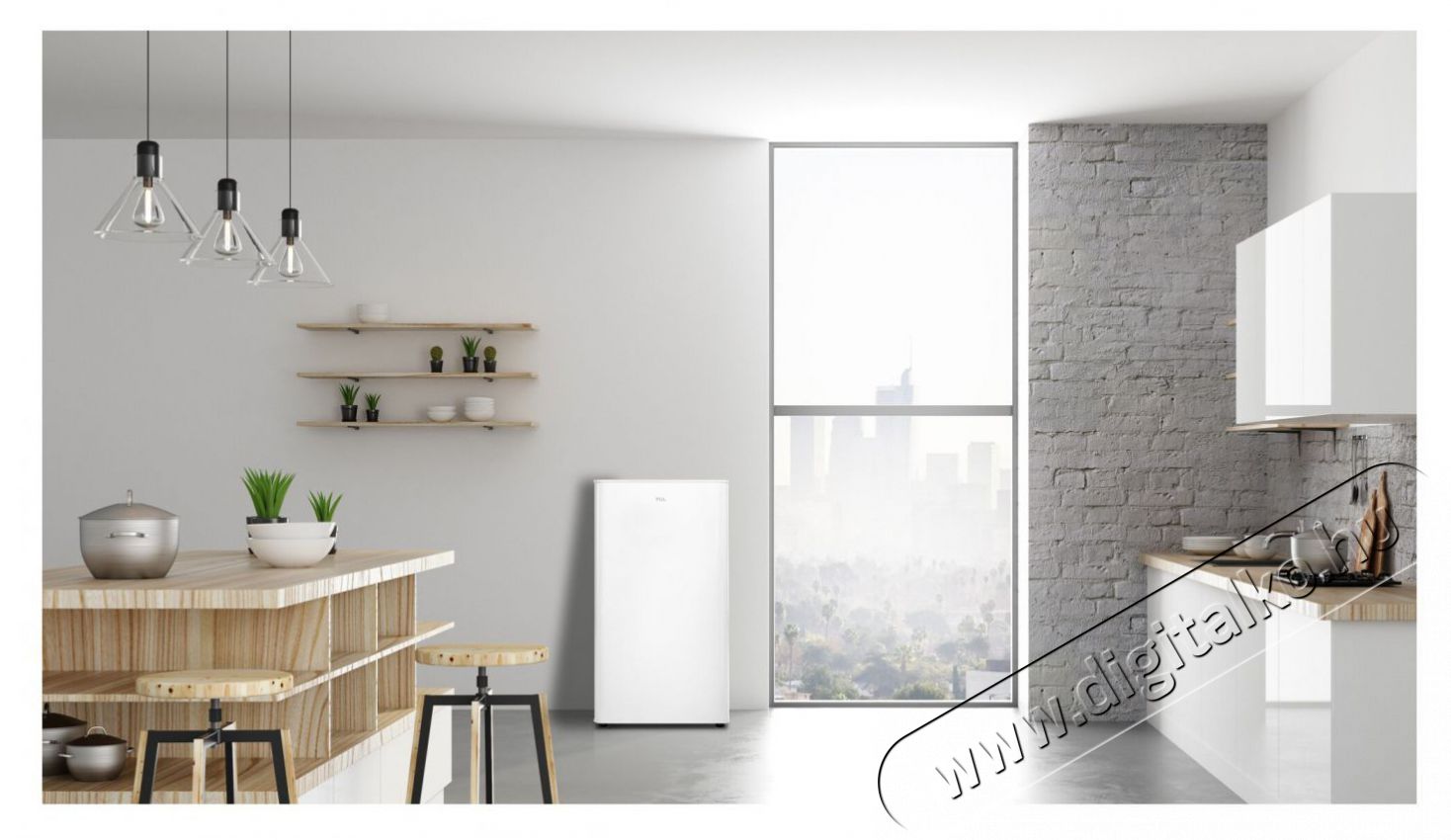 TCL RF092DWE0 hűtőszekr&eacute;ny Konyhai term&eacute;kek - Hűtő, fagyaszt&oacute; (szabadon&aacute;ll&oacute;) - Egyajt&oacute;s hűtő - 530830