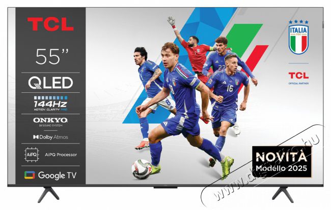 TCL 55P8K (2025-ös Modell) QLED Google Smart televízió Televíziók - LED televízió - UHD 4K felbontású - 530925