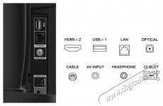 TCL 32L5A Full HD Smart televízió Televíziók - LED televízió - 1080p Full HD felbontású - 502462