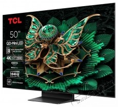 TCL 50C7K miniLED Televízió (2025-ös modell), 126 cm, Smart Google TV, 4K Ultra HD Televíziók - LED televízió - UHD 4K felbontású - 531189