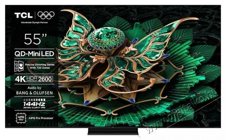 TCL 55C7K miniLED Telev&iacute;zi&oacute; (2025-&ouml;s modell), 139 cm, Smart Google TV, 4K Ultra HD Telev&iacute;zi&oacute;k - LED telev&iacute;zi&oacute; - UHD 4K felbont&aacute;s&uacute; - 531190