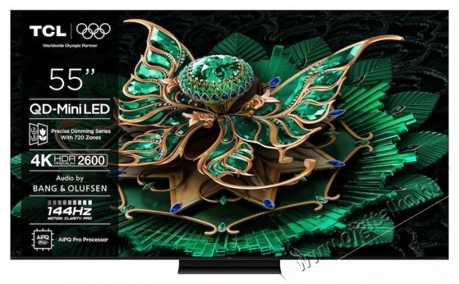 TCL 55C7K miniLED Telev&iacute;zi&oacute; (2025-&ouml;s modell), 139 cm, Smart Google TV, 4K Ultra HD Telev&iacute;zi&oacute;k - LED telev&iacute;zi&oacute; - UHD 4K felbont&aacute;s&uacute; - 531190