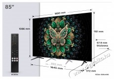 TCL 85C6K Premium 4K UHD QD-MiniLED telev&iacute;zi&oacute; Telev&iacute;zi&oacute;k - LED telev&iacute;zi&oacute; - UHD 4K felbont&aacute;s&uacute; - 531302