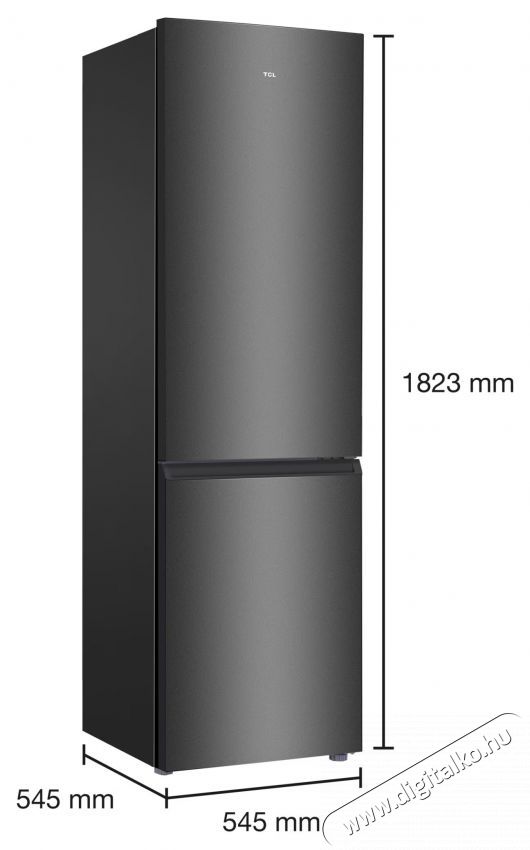 TCL RF260BSE0 kombin&aacute;lt hűtőszekr&eacute;ny Konyhai term&eacute;kek - Hűtő, fagyaszt&oacute; (szabadon&aacute;ll&oacute;) - Alulfagyaszt&oacute;s kombin&aacute;lt hűtő - 532861