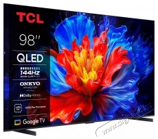 TCL 98P8K QLED telev&iacute;zi&oacute;, 248 cm, Smart Google TV, 4K Ultra HD, 100 Hz (2025-&ouml;s modell) Telev&iacute;zi&oacute;k - LED telev&iacute;zi&oacute; - UHD 4K felbont&aacute;s&uacute; - 535790