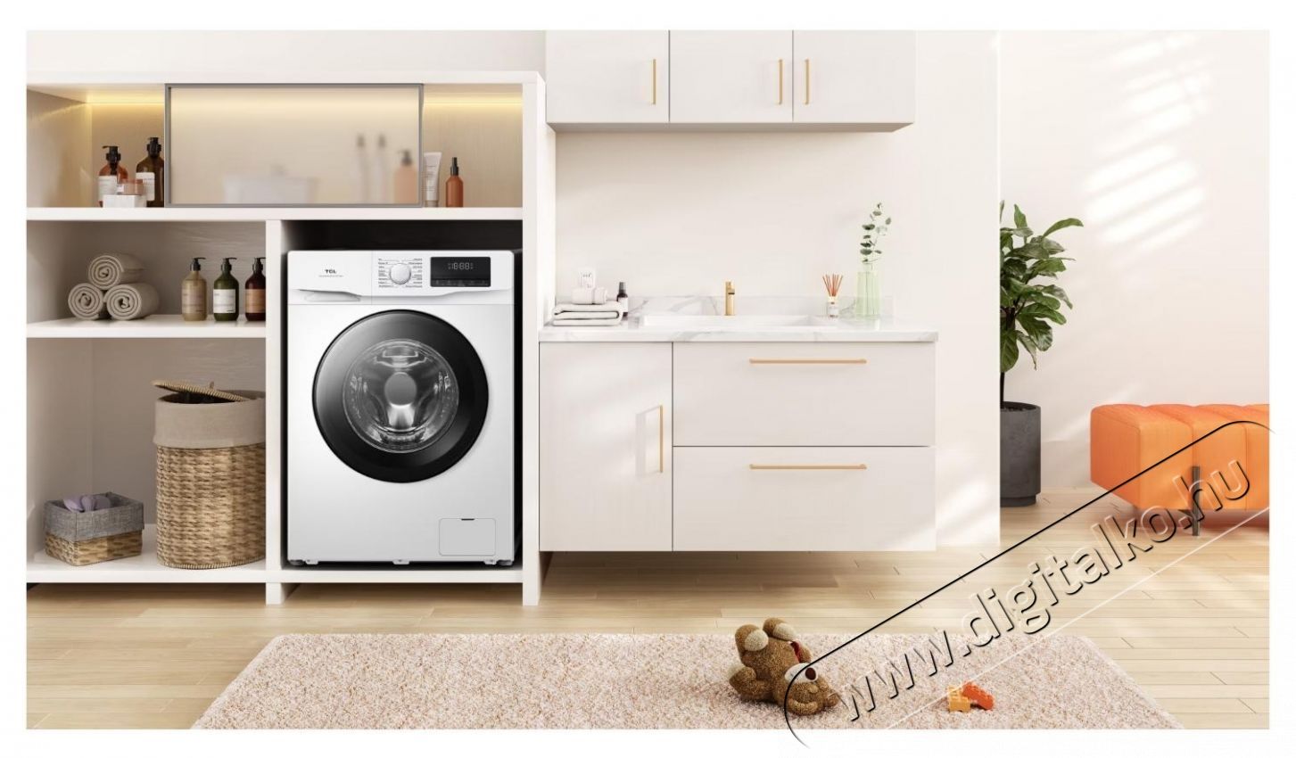 TCL mos&oacute;g&eacute;p, 200 RPM, A energiaoszt&aacute;ly, motor inverter, gőzmos&aacute;s, dobtiszt&iacute;t&aacute;s, Honeycomb dob, Feh&eacute;r H&aacute;ztart&aacute;s / Otthon / K&uuml;lt&eacute;r - Mos&oacute;g&eacute;p / sz&aacute;r&iacute;t&oacute;g&eacute;p - El&ouml;lt&ouml;ltős norm&aacute;l (60cm-ig) mos&oacute;g&eacute;p - 537434